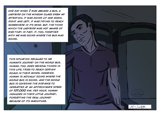 The Ladybird Me and The Journey (Themed Illustration)